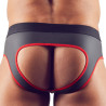 Svenjoyment Jockstrap Joy Zip Noir-Rouge